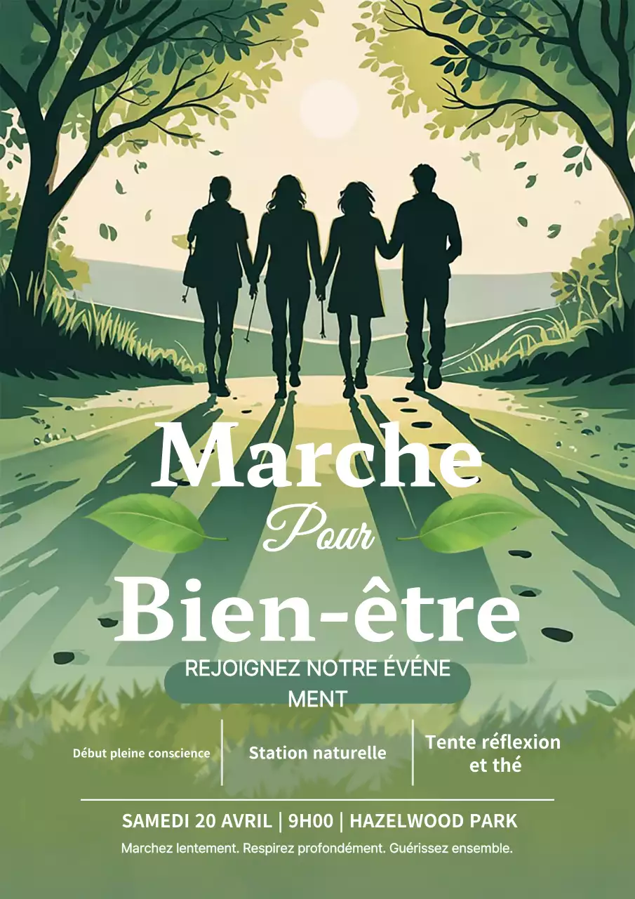 Événement bien-être nature verte