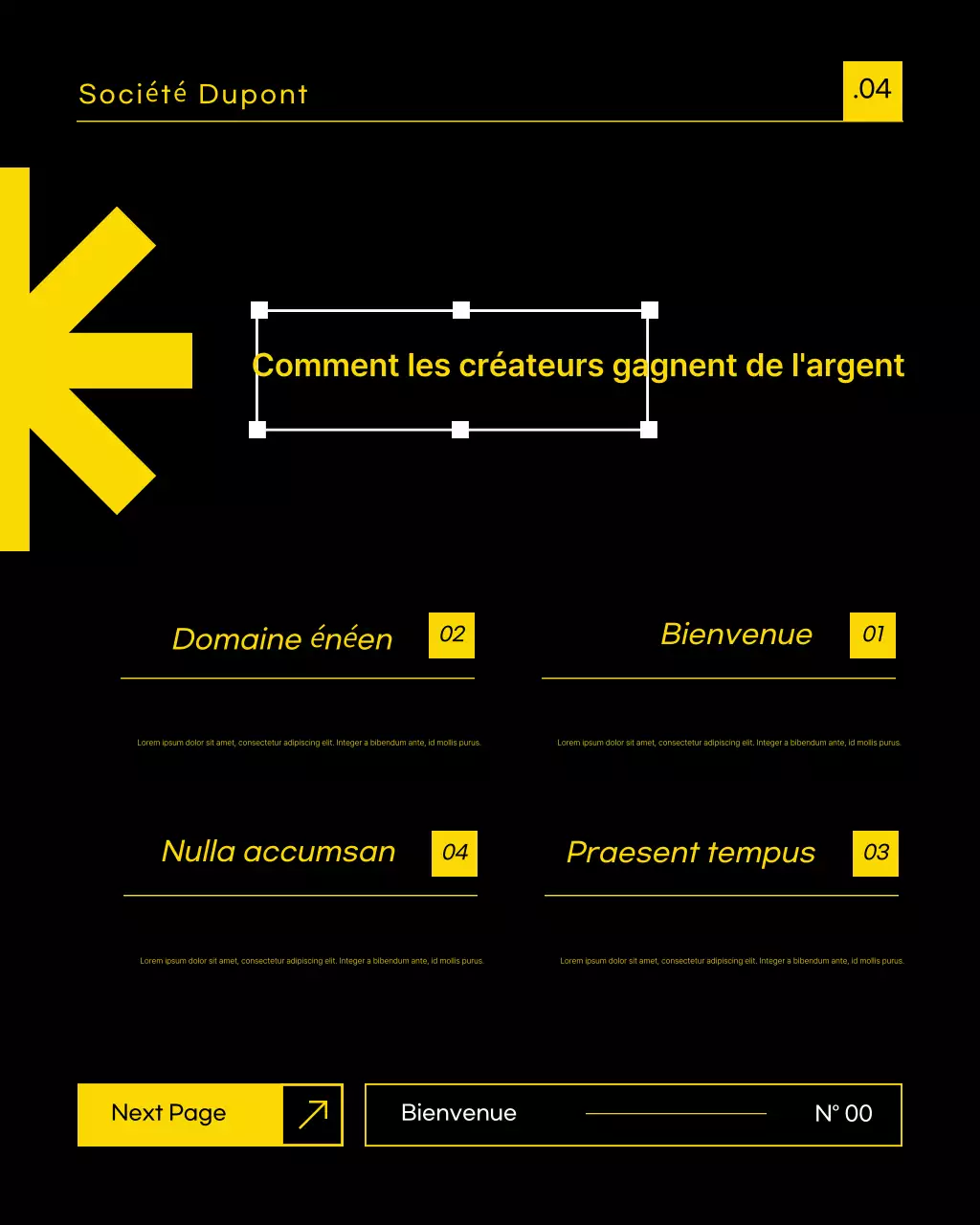 Conseils du créateur moderne jaune : Carrousel de publications Instagram