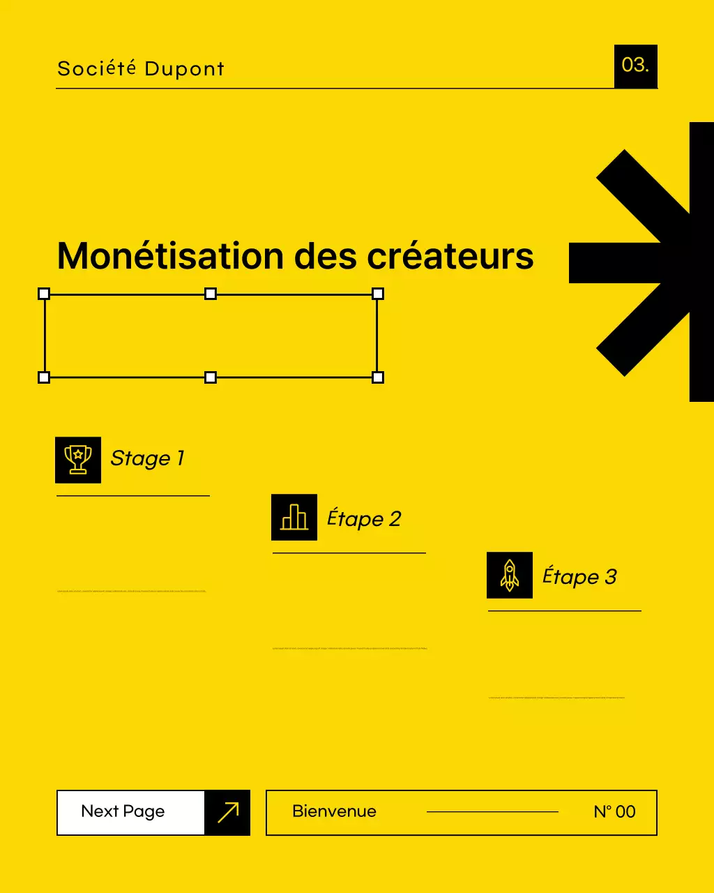 Conseils du créateur moderne jaune : Carrousel de publications Instagram