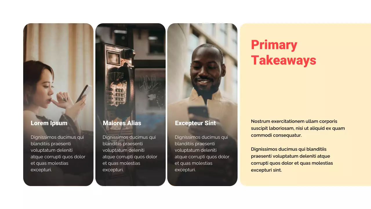 Orange Yellow Market Trends Report Presentation