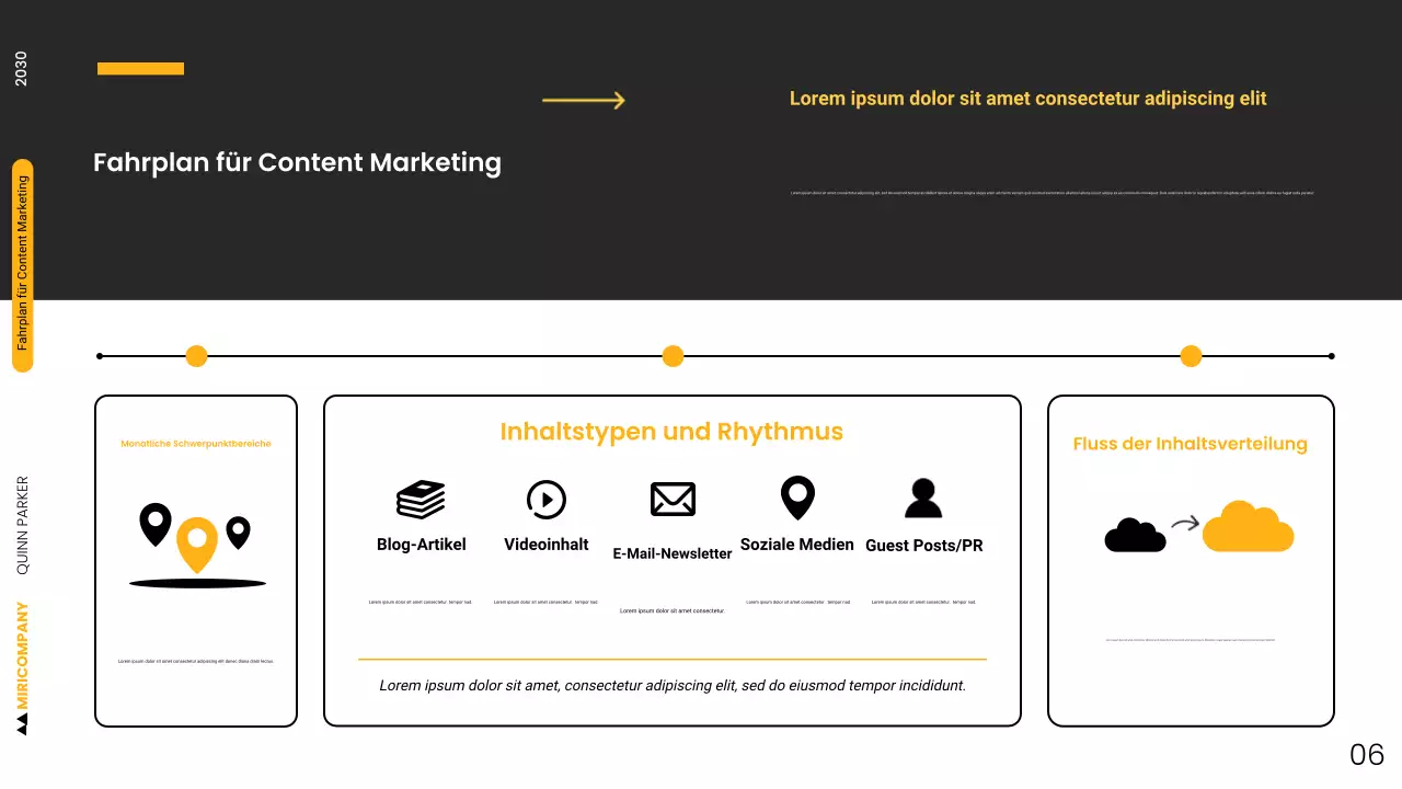 Präsentation zur modernen Online-Präsenz