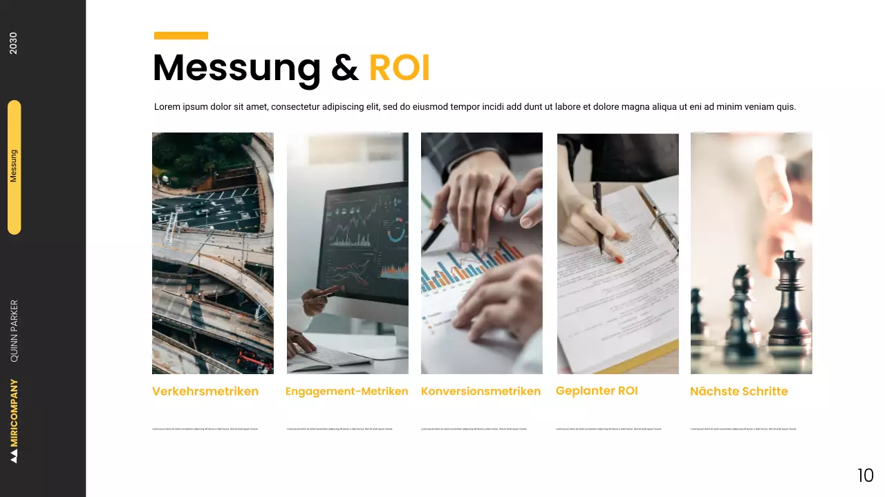 Präsentation zur modernen Online-Präsenz