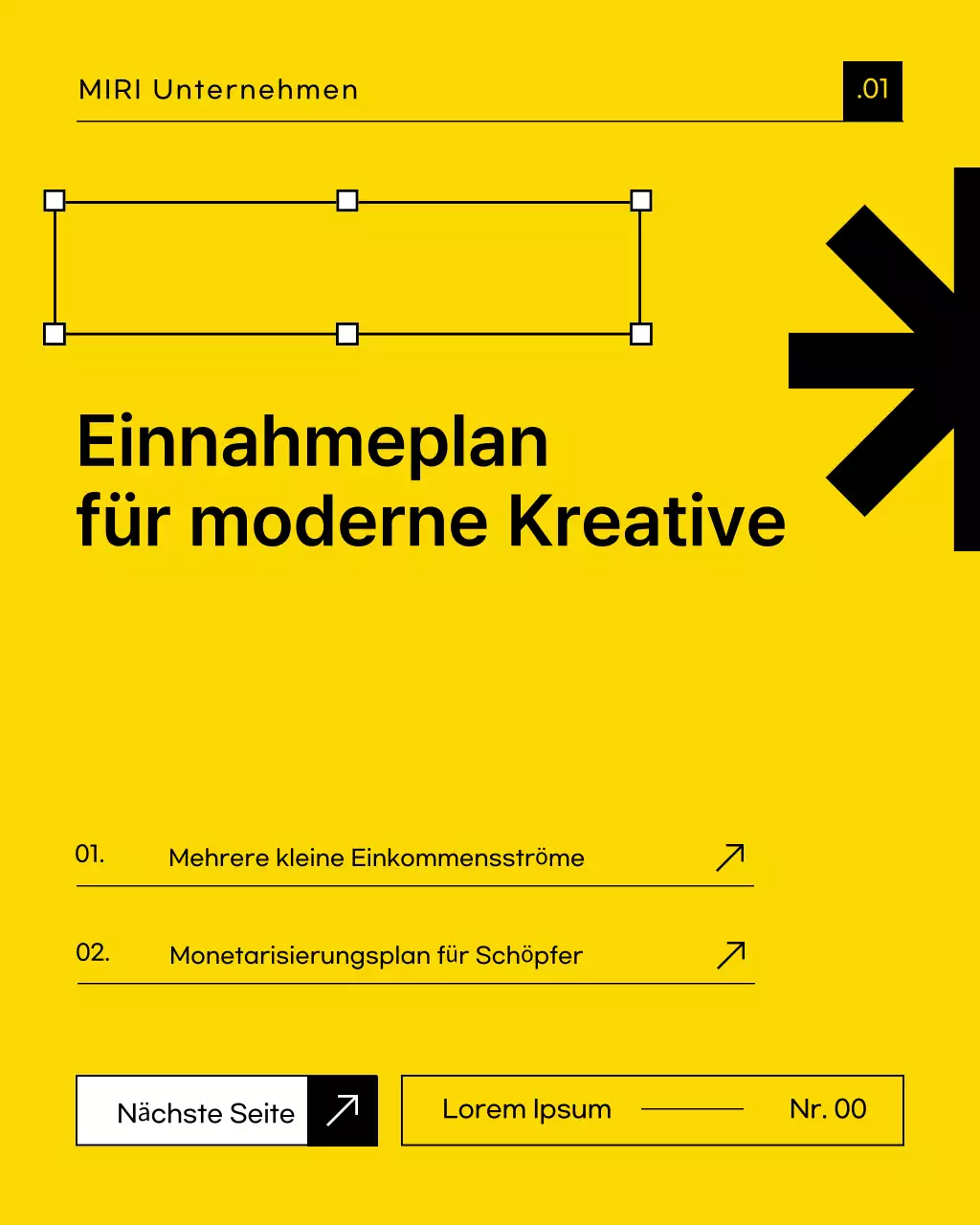 Gelbes modernes Creator-Tipps-Instagram-Post-Karussell