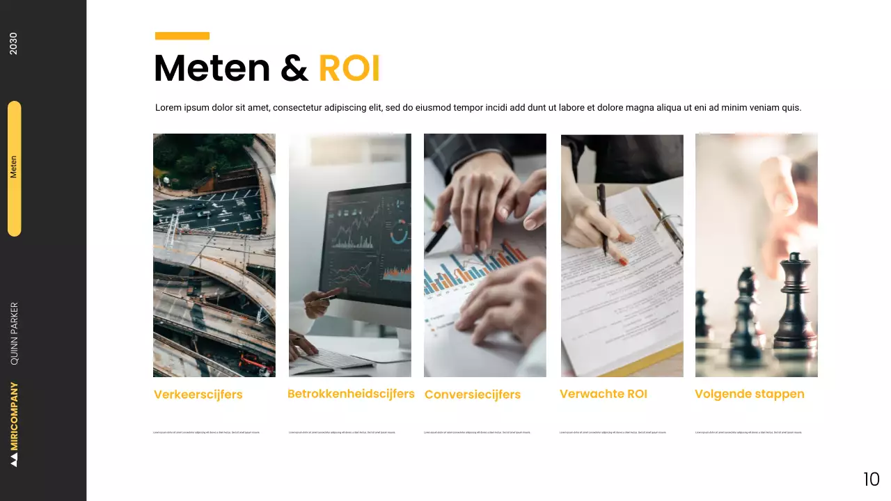 Moderne Boost Online Presence Presentatie