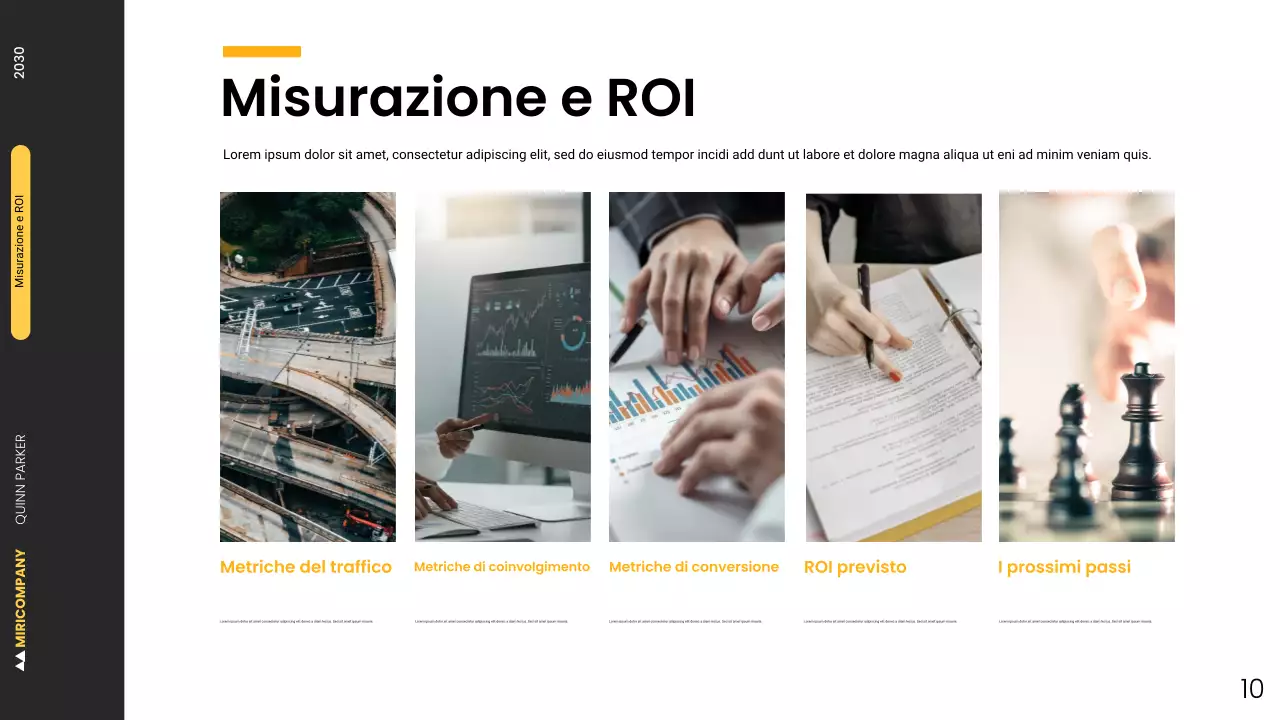 Presentazione della presenza online di Modern Boost