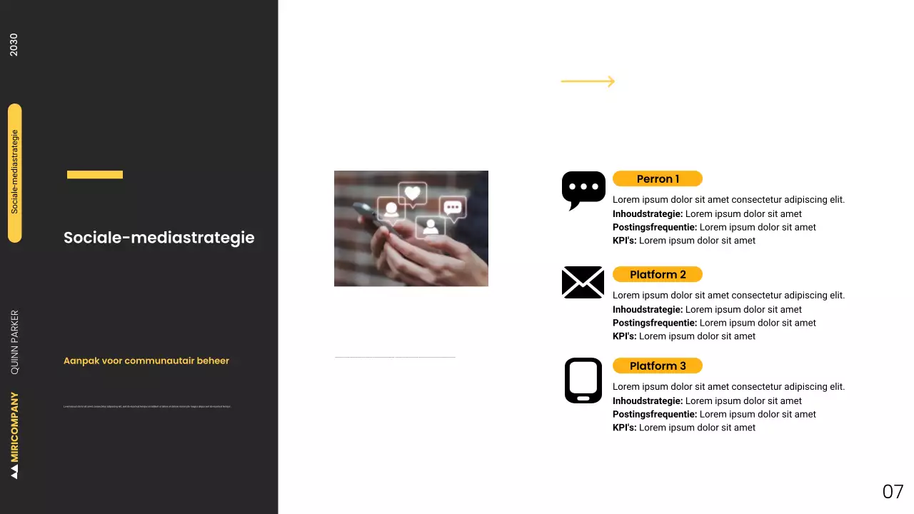 Moderne Boost Online Presence Presentatie