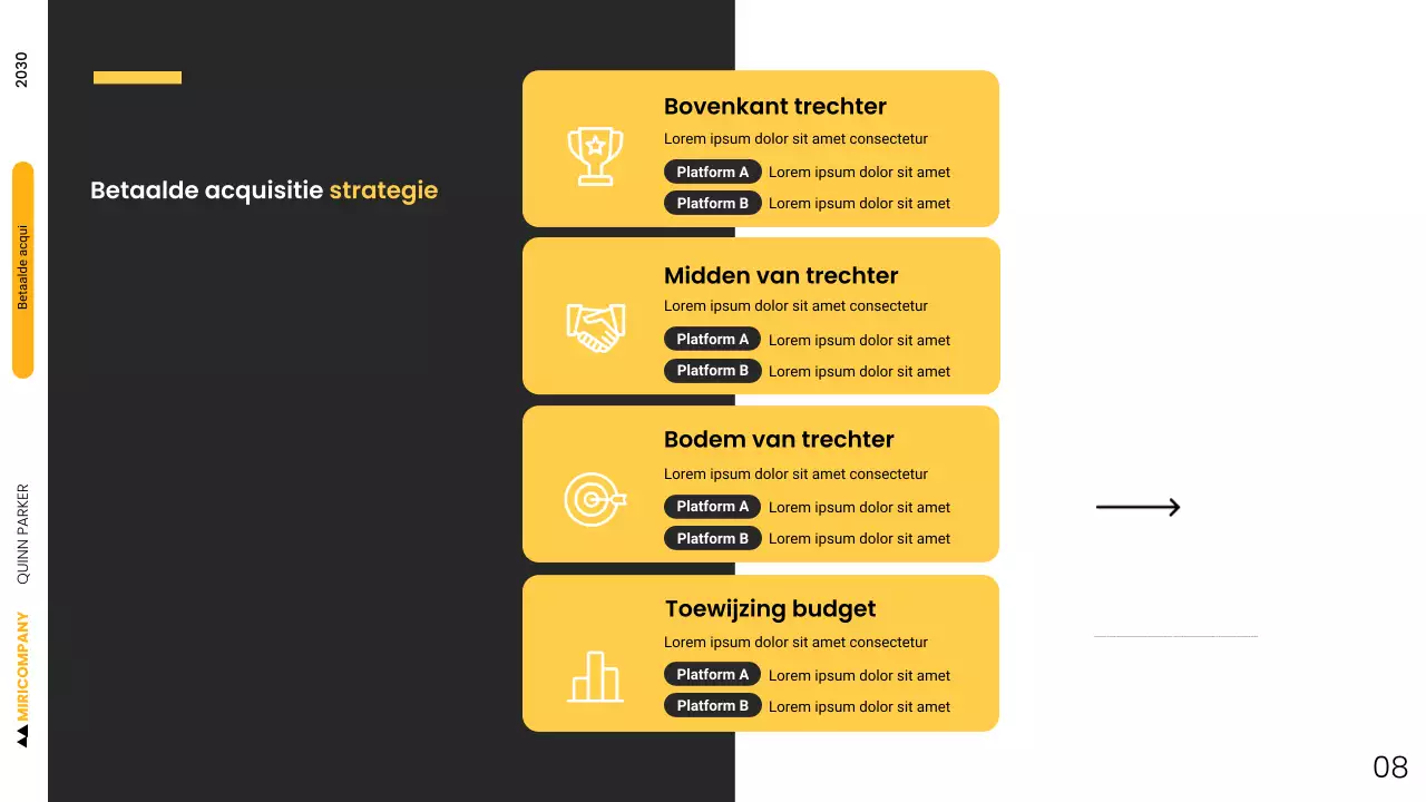 Moderne Boost Online Presence Presentatie