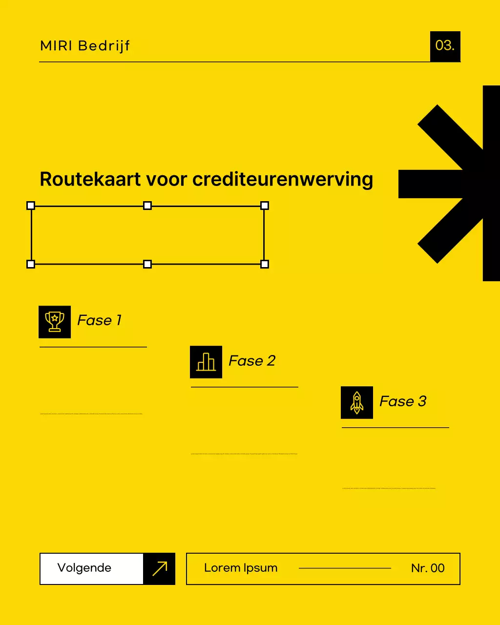 Gele moderne tips voor Instagram-postcarrousel