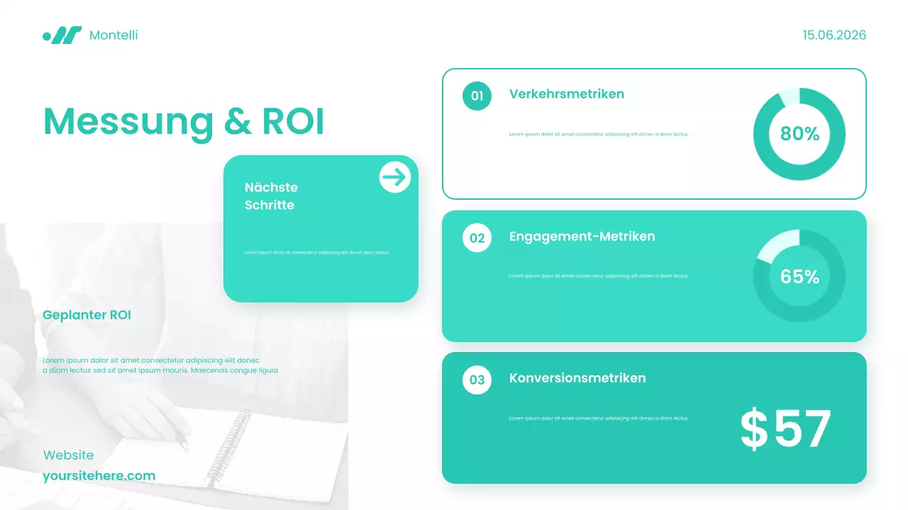 Teal Modern Digital Marketing Guide