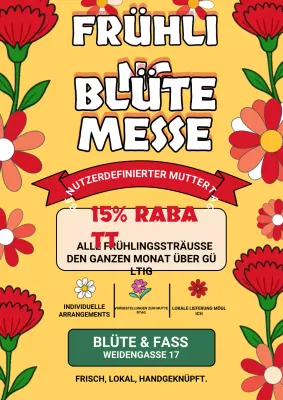Gelbe Blumen Frühlingsaktion