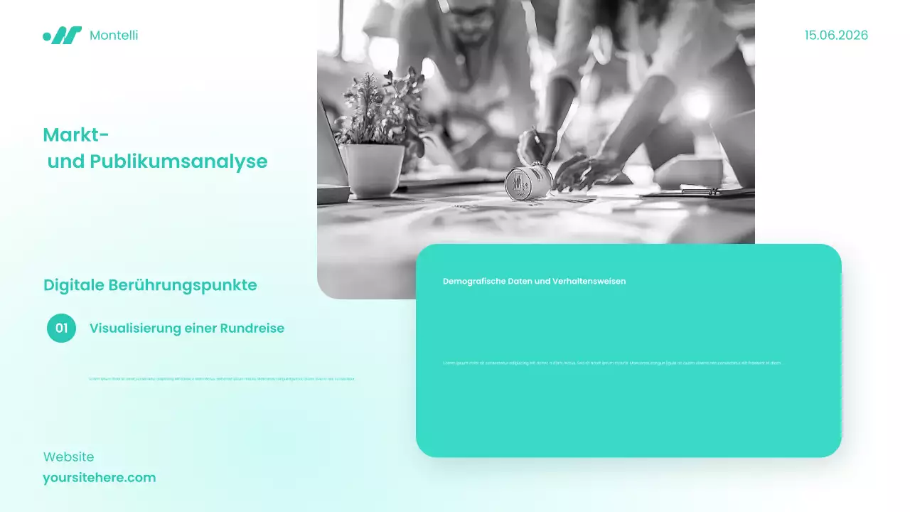 Teal Modern Digital Marketing Guide