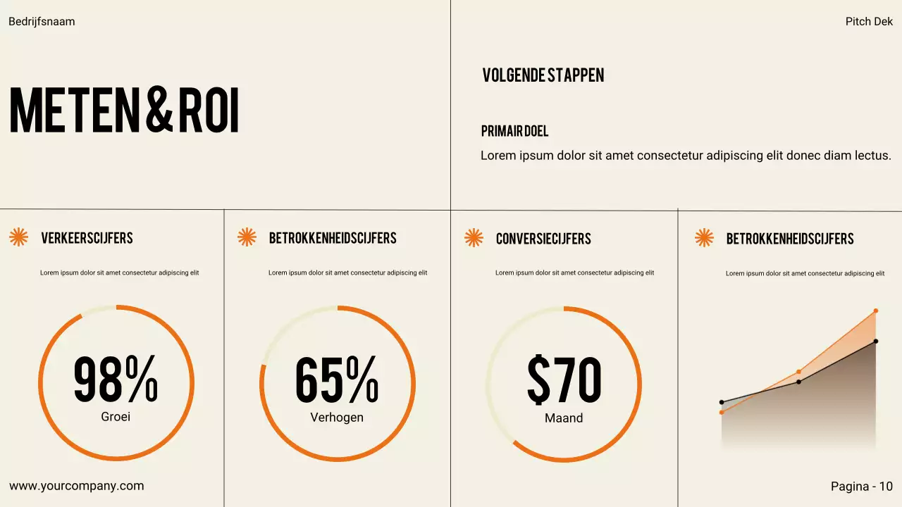 Zwarte moderne zakelijke presentatie