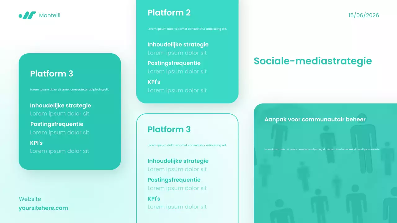 Teal Moderne Digitale Marketinggids