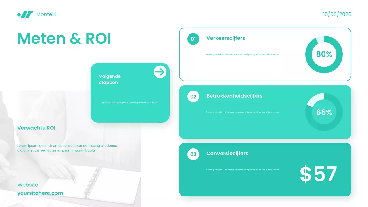 Teal Moderne Digitale Marketinggids