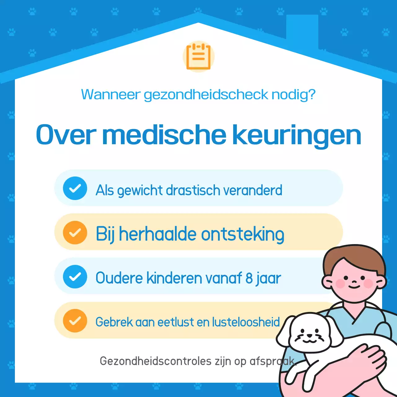 Advertentie van Blue Simple Animal Hospital