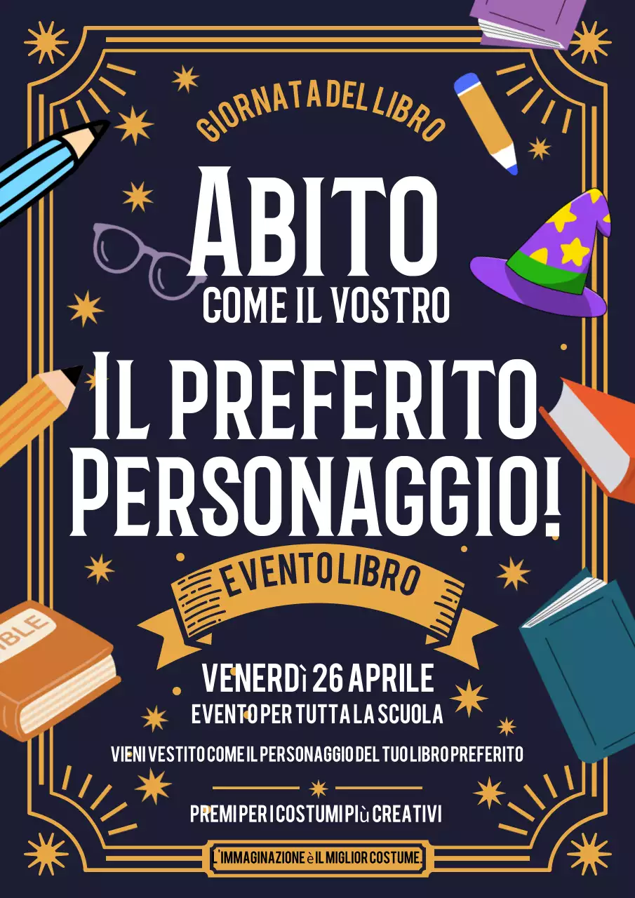 Annuncio dell'evento Navy Retro Book