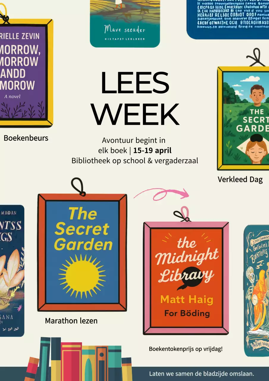 Aankondiging van het Beige Modern Reading-evenement