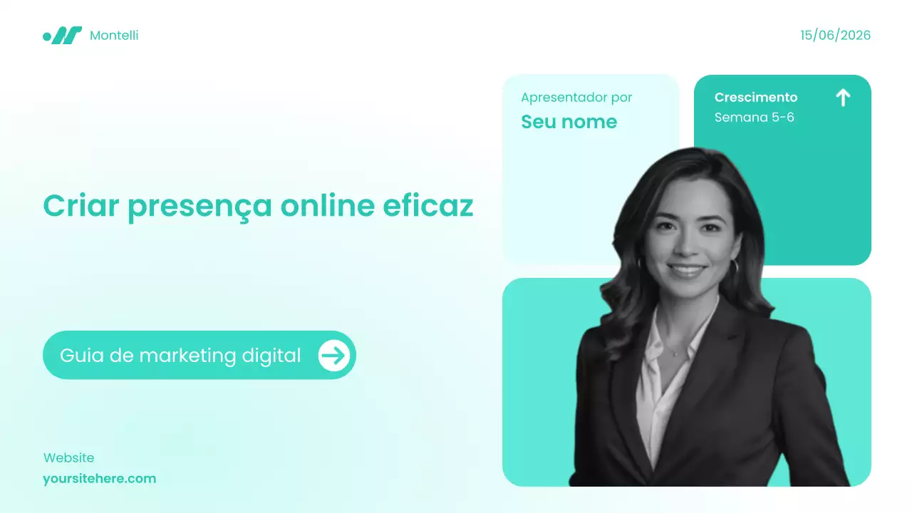Guia de Marketing Digital Moderno Teal