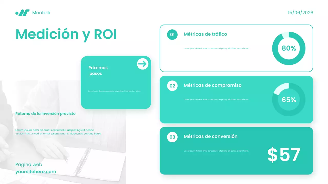 Guía de marketing digital moderna de Teal