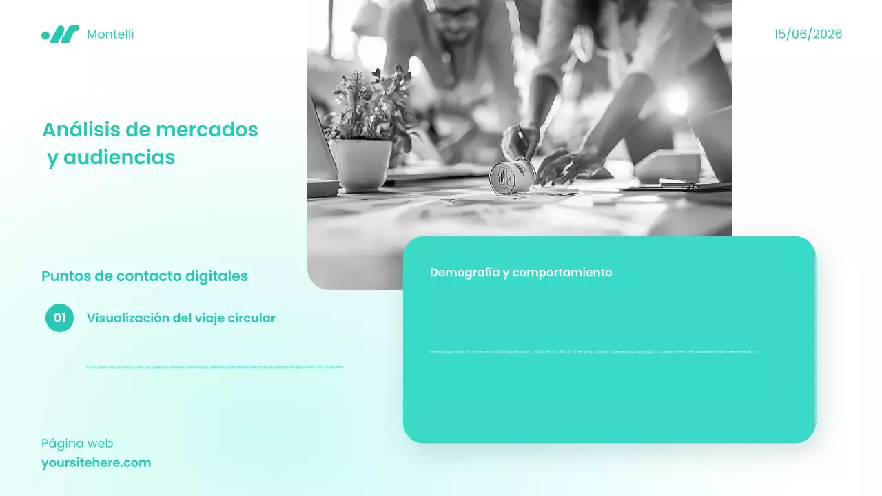 Guía de marketing digital moderna de Teal