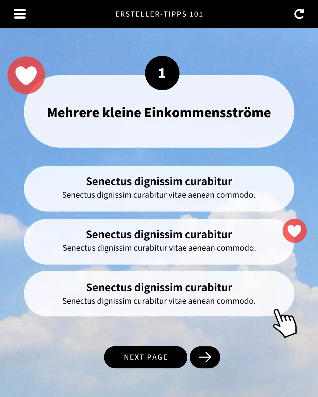 Blauer und schwarzer moderner UI-UX-Creator-Tipps-Karussell-Instagram-Beitrag
