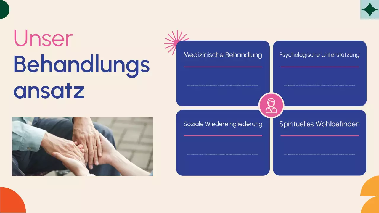 Beige Moderne Gesundheits- und Genesungsförderung Präsentation