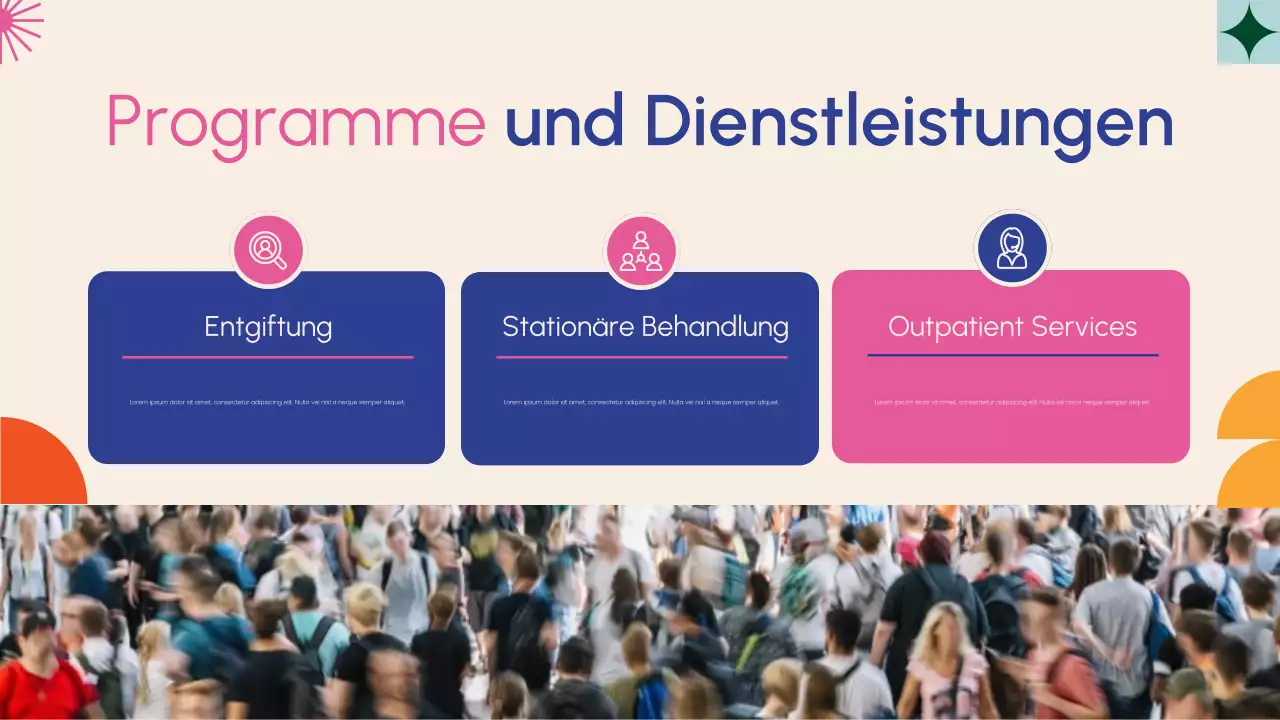 Beige Moderne Gesundheits- und Genesungsförderung Präsentation