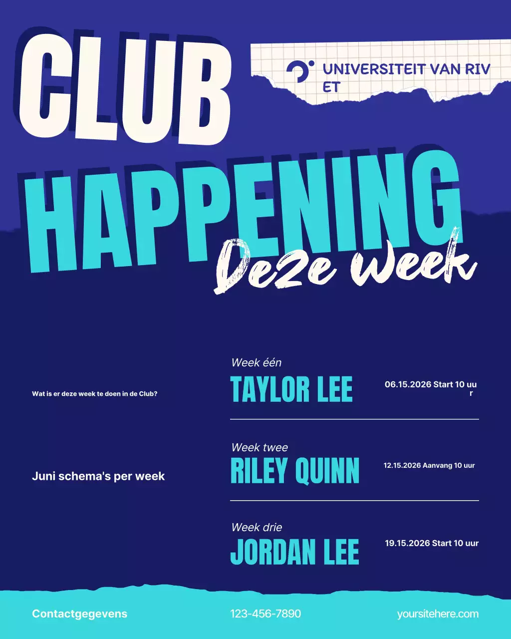 Instagram-bericht over aankondiging van Pink Retro University-evenement