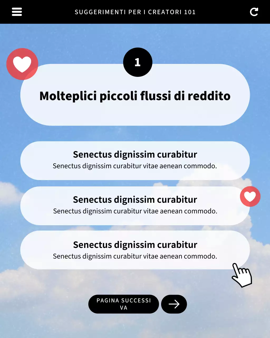 Suggerimenti per il creatore di UI UX moderne blu e nere - Post Instagram a carosello