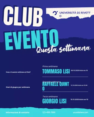 Post di Instagram dell'evento di annuncio della Pink Retro University