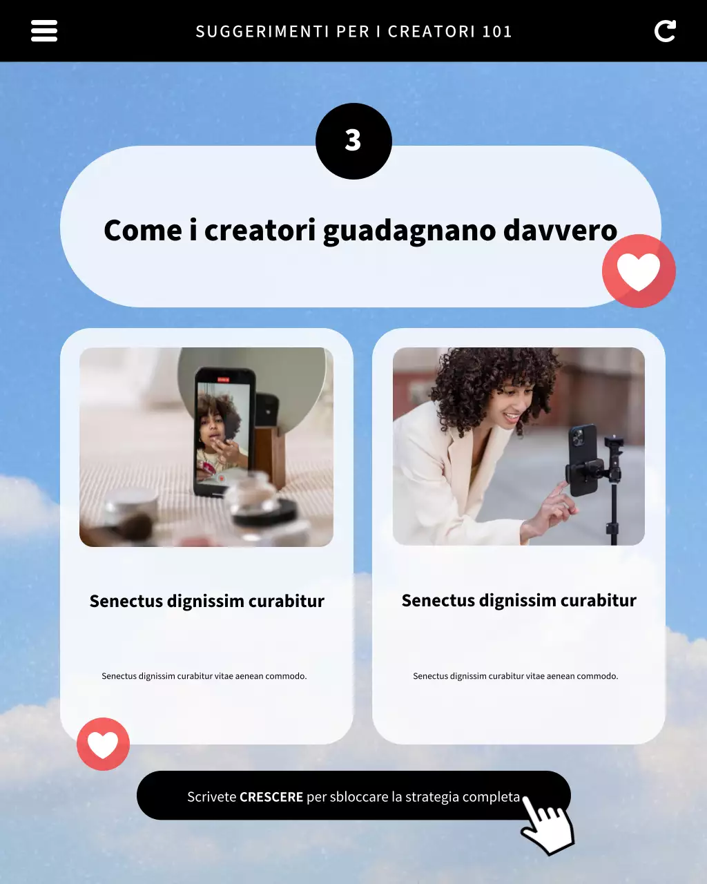 Suggerimenti per il creatore di UI UX moderne blu e nere - Post Instagram a carosello