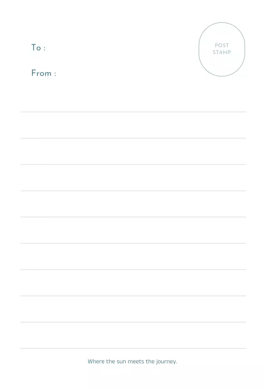 갈색 빈티지 여행 광고