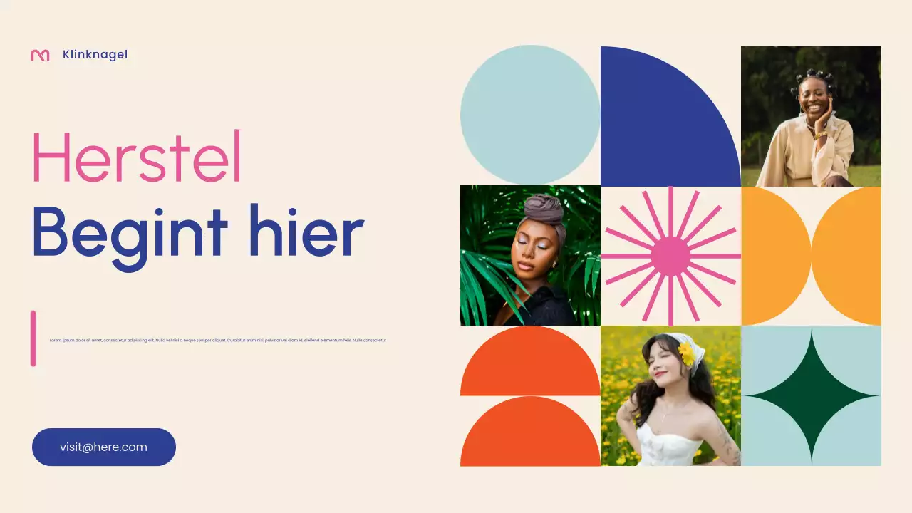 Beige Moderne Gezondheids- en Herstelbevorderingspresentatie