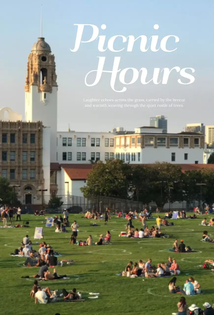 초록 빈티지 피크닉 편지지