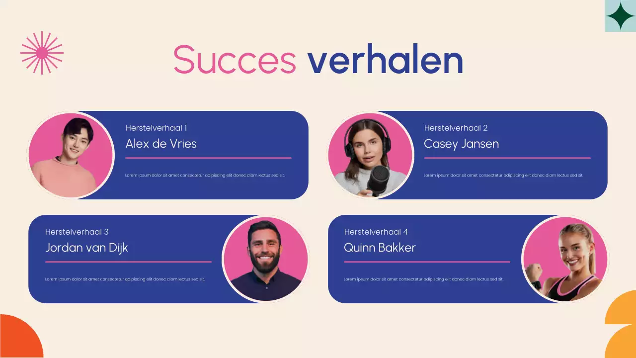 Beige Moderne Gezondheids- en Herstelbevorderingspresentatie