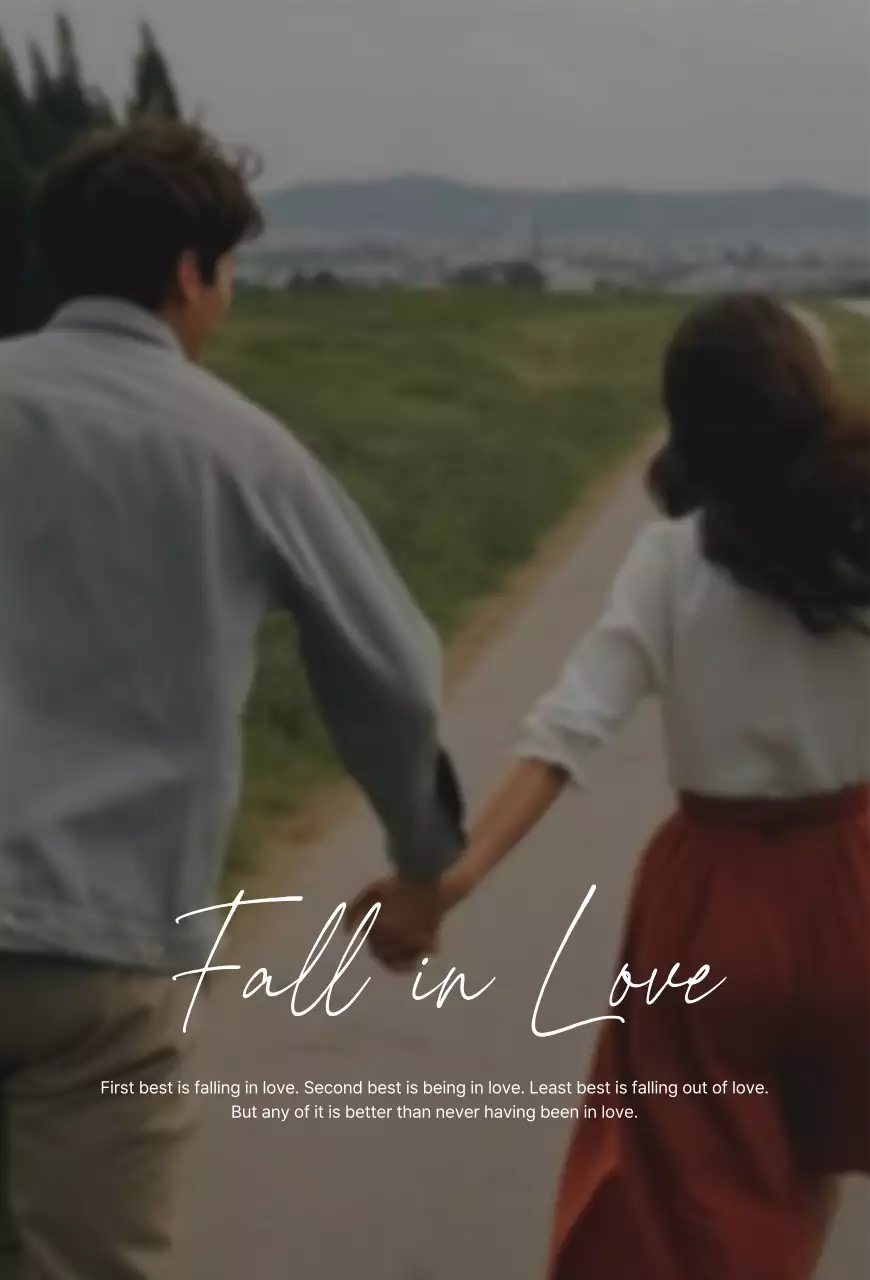 초록 로맨틱 사랑 엽서