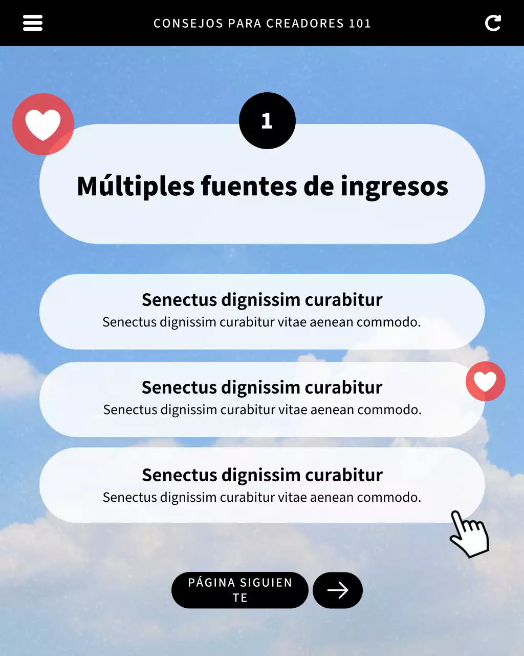 Publicación de Instagram del carrusel de consejos para creadores de UI UX modernos en azul y negro