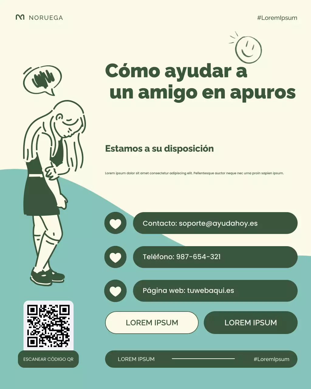 Publicación de Instagram sobre el abuso de sustancias: Calm Modern Understanding