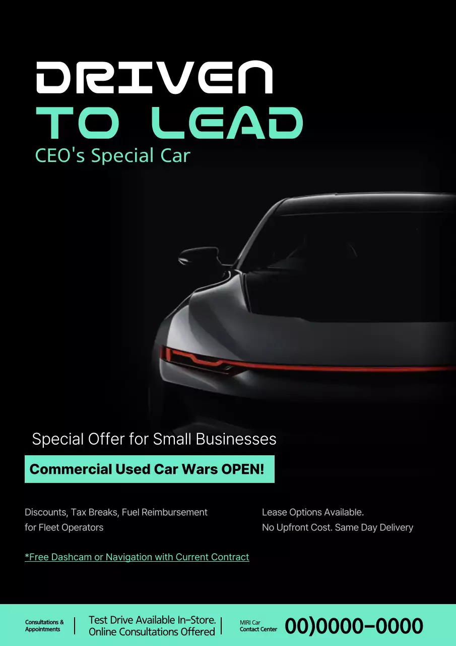 Xe ô tô thương mại sang trọng đã qua sử dụng để bán màu bạc hà và đen