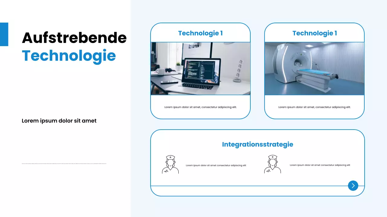Präsentation zu modernen Trends im Gesundheitswesen