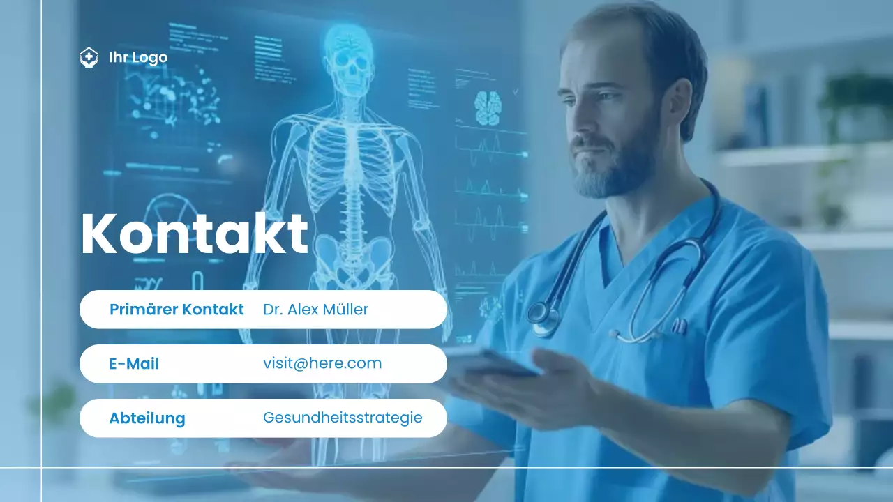 Präsentation zu modernen Trends im Gesundheitswesen