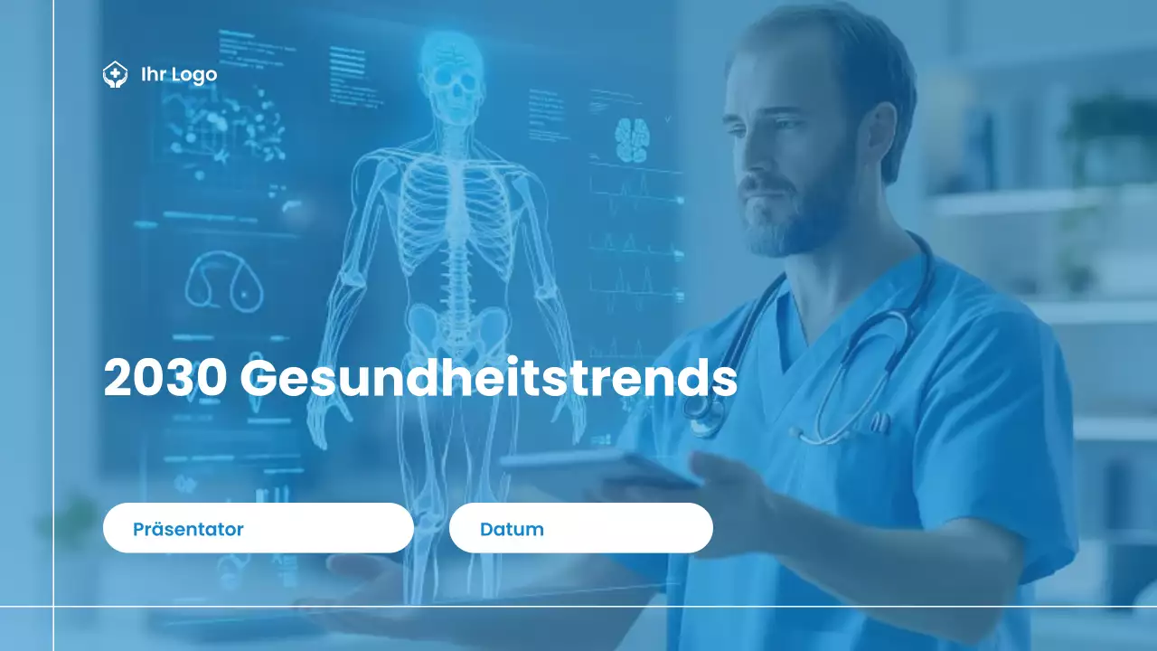 Präsentation zu modernen Trends im Gesundheitswesen