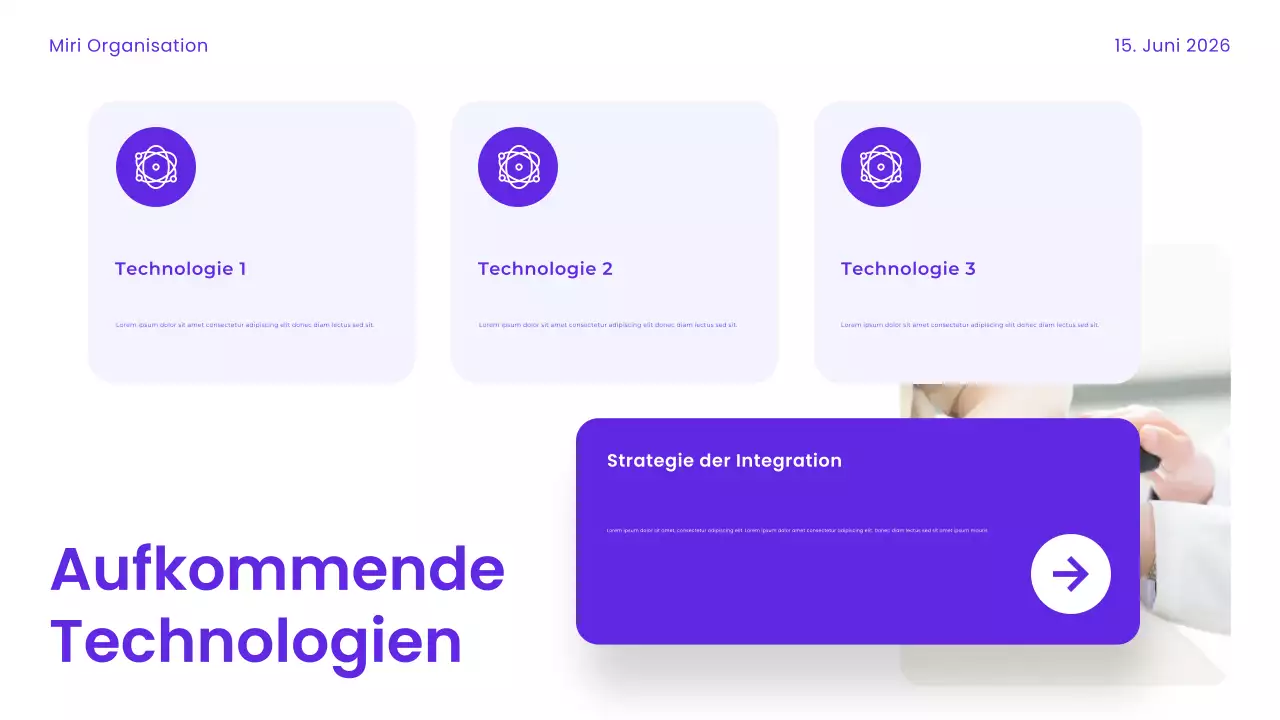 Lila Moderne Gesundheitspflege Präsentation