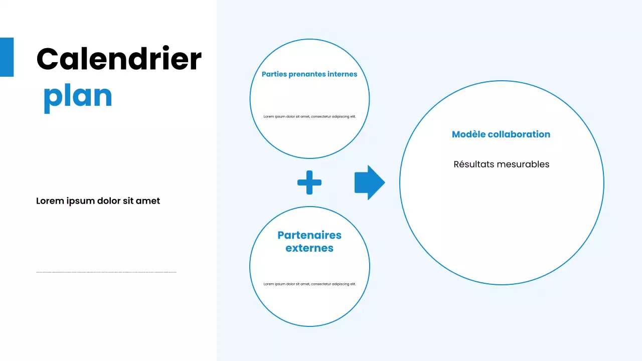 Présentation des tendances des soins de santé modernes en bleu