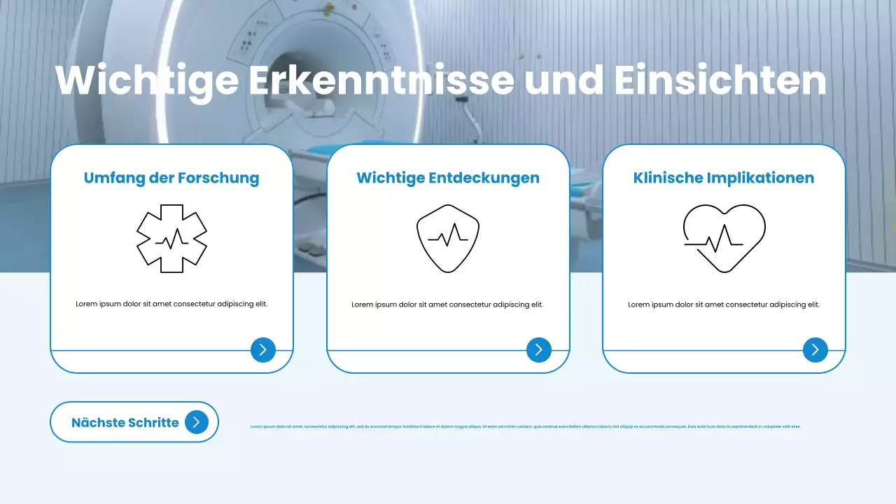 Präsentation zu modernen Trends im Gesundheitswesen