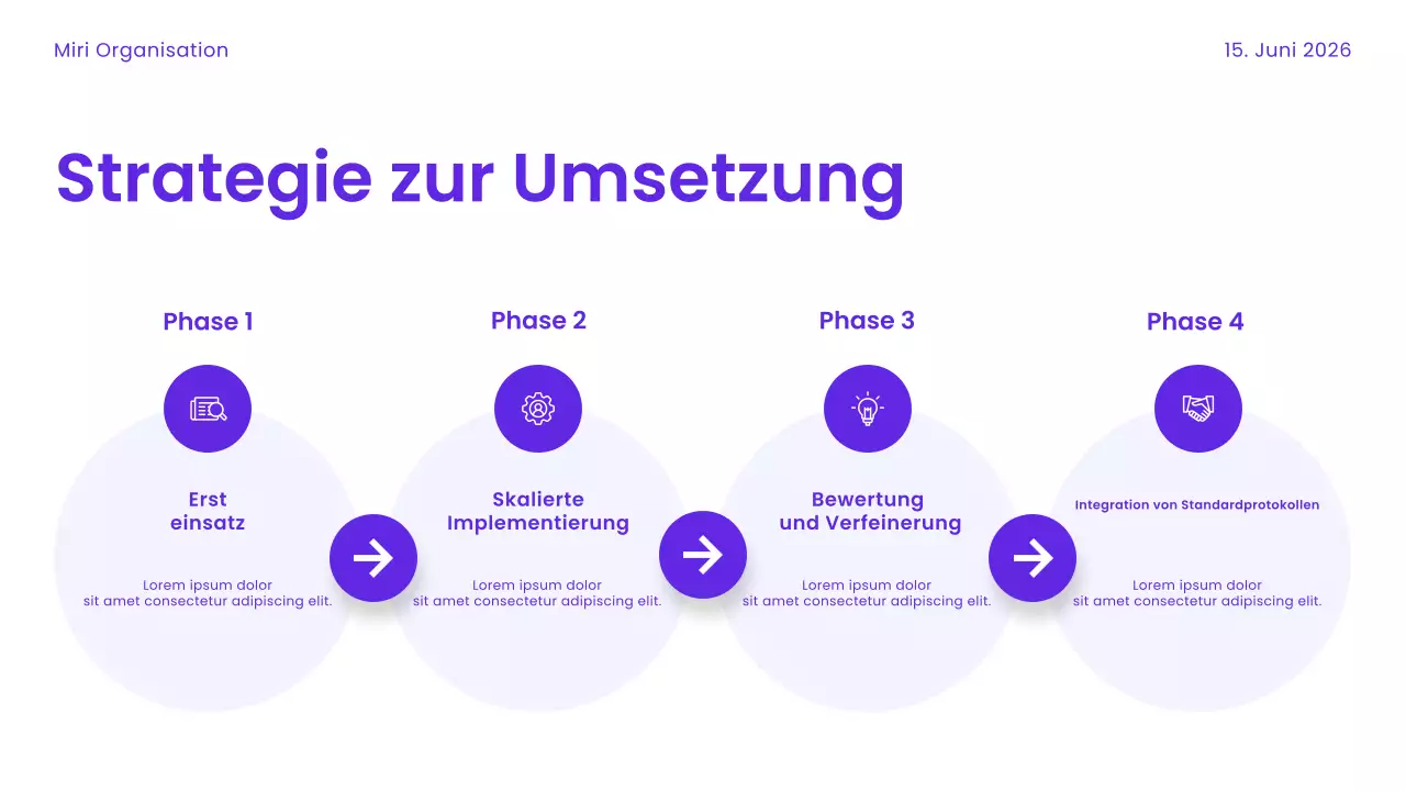 Lila Moderne Gesundheitspflege Präsentation