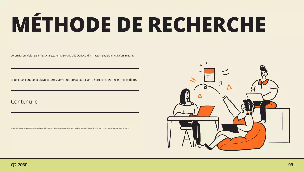 Présentation du rapport sur les tendances du marché