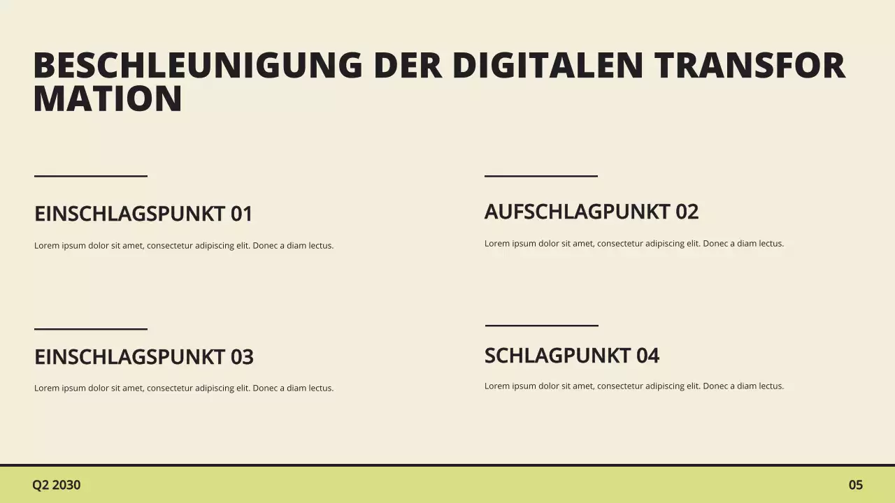 Präsentation des Markttrendberichts