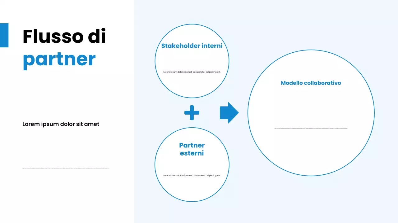 Presentazione delle tendenze sanitarie moderne blu
