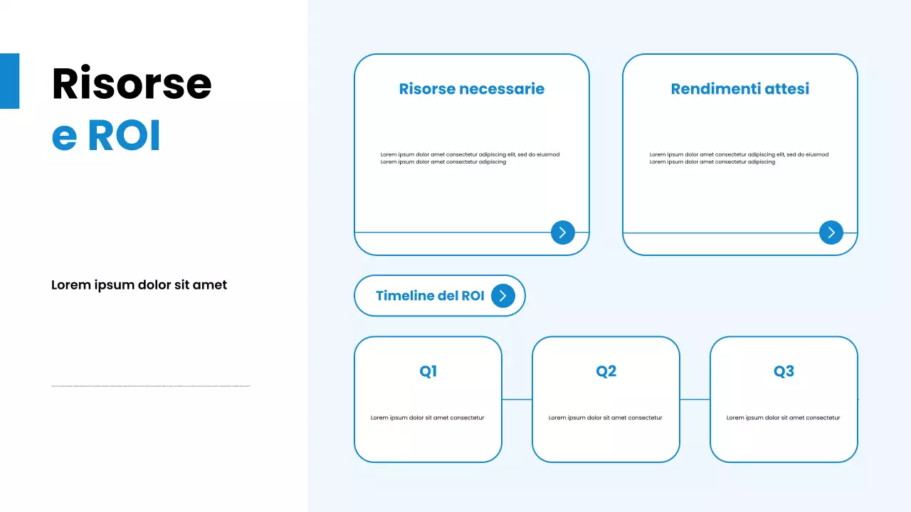 Presentazione delle tendenze sanitarie moderne blu